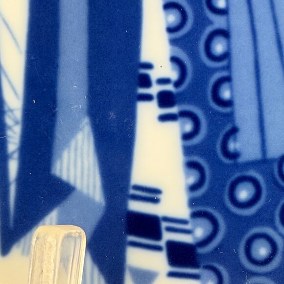 1969 Christmas Plate “De Hellige Tre Konger” Three Wise Men, 7" Blue & White - Picture 5 of 9